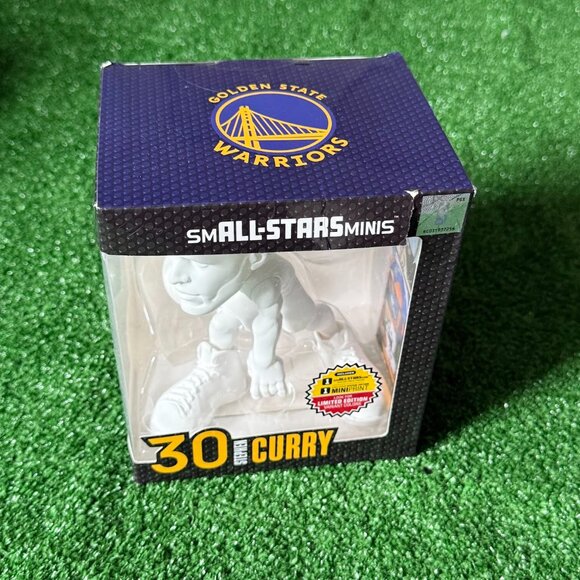Stephen Curry Warriors smALL-STARS Minis Extremely Rare White Color Variant NEW - Picture 3 of 9
